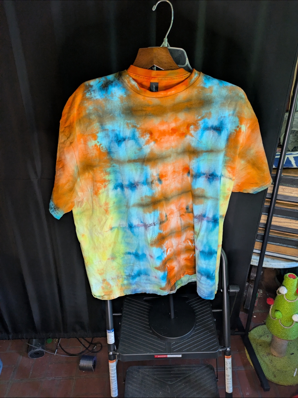 Unisex Size X-Large Handmade Tie Dye T-Shirt #5